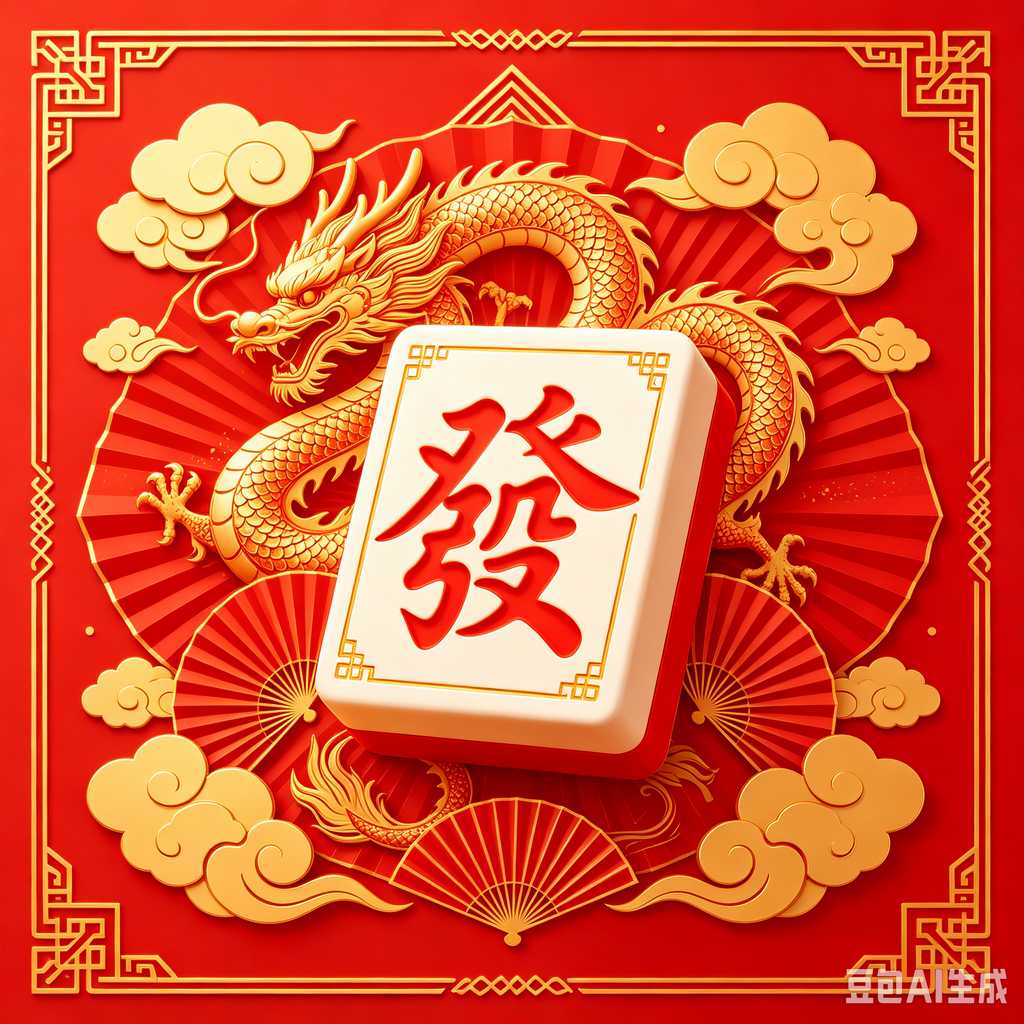 decorative mahjong tiles set