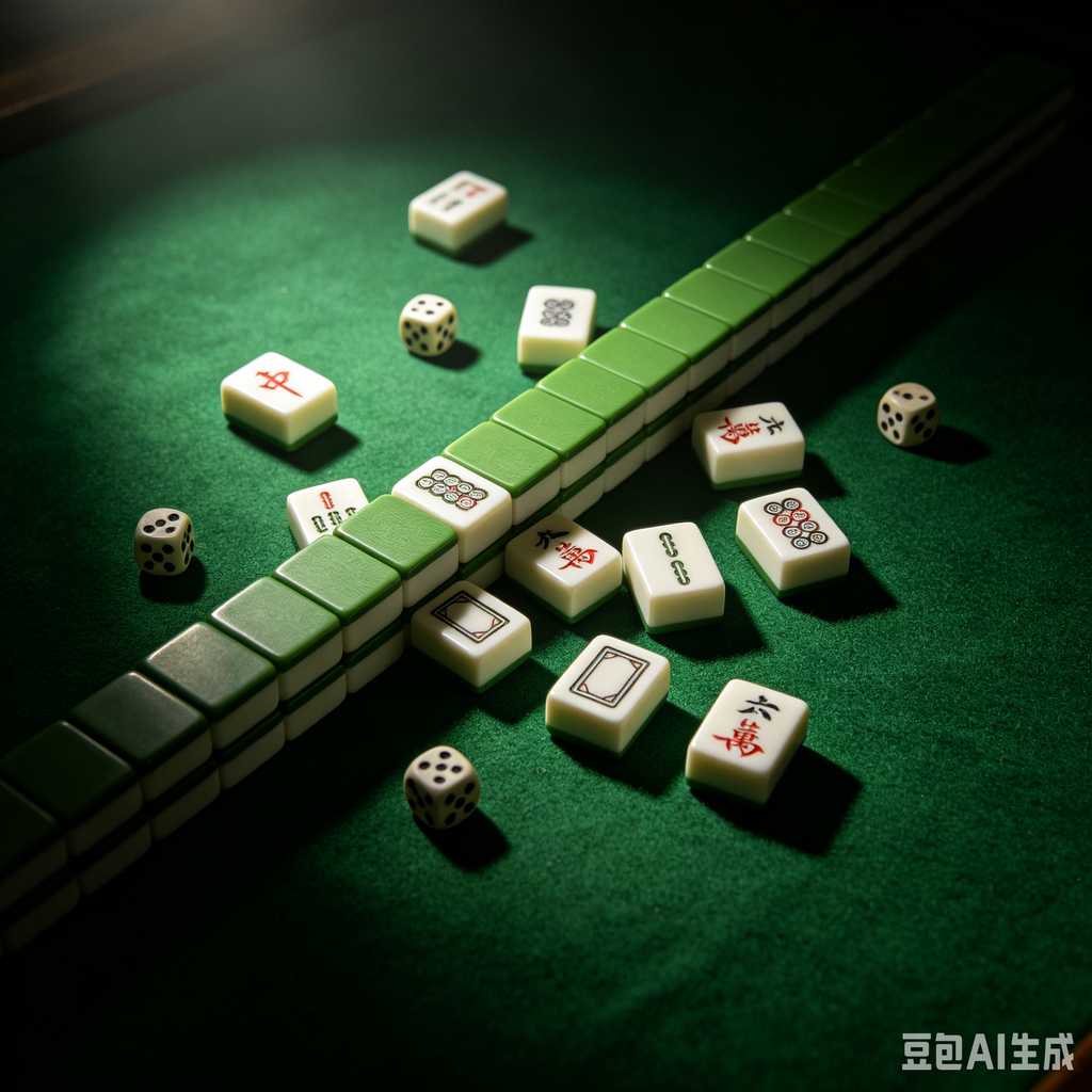 traditional oriental mahjong tiles