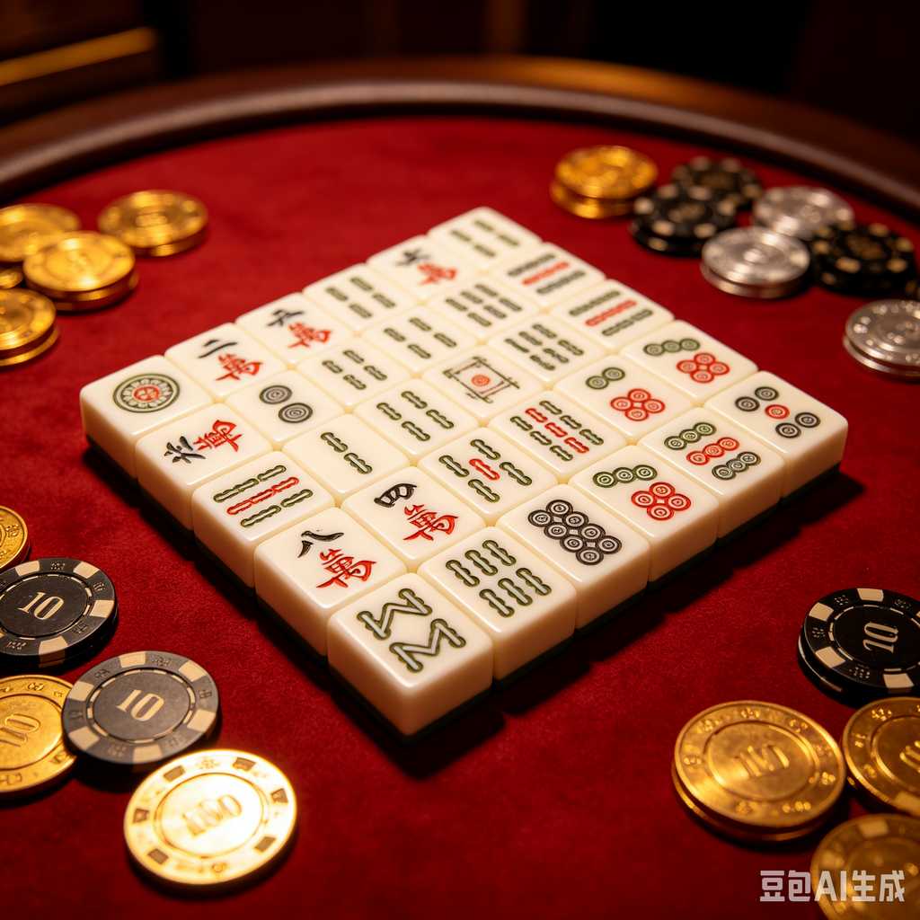 colored mahjong tile racks